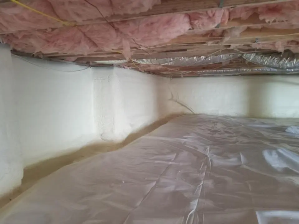 Crawl space encapsulation with closed-cell spray foam for Metal Roof Coating in Muscle Shoals